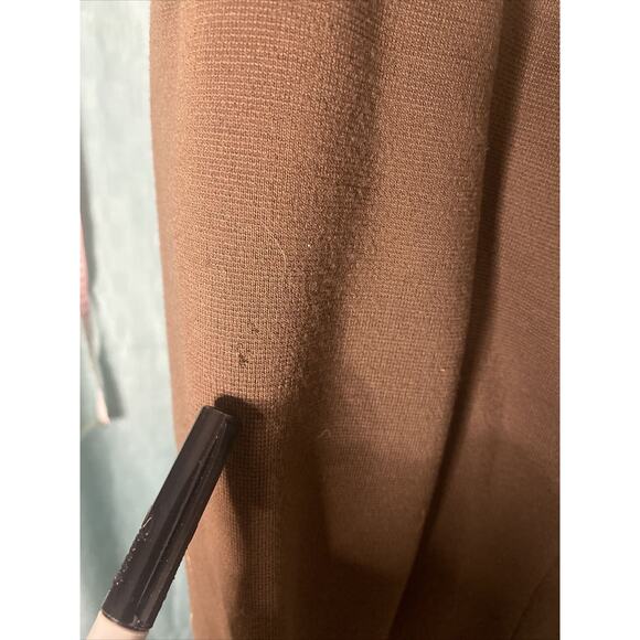 VTG MOD CAPRIEL Made in Belgium 100% WOOL DRESS With Matching Long Jacket - Picture 6 of 16